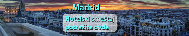 Povratna avio karta Beograd-Madrid