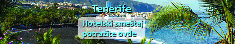 Molim vasAvio karta i hotelski smestaj Tenerife
