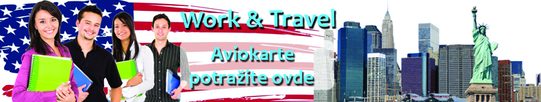 Work & travel aviokarta