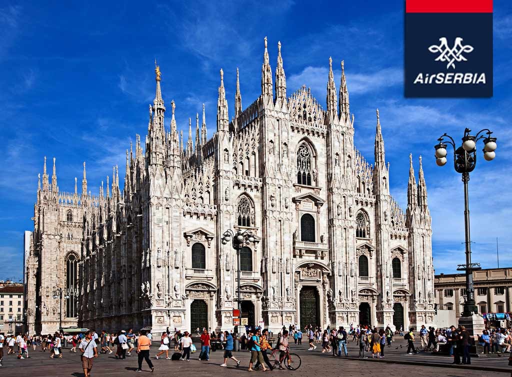 Povoljnije aviokarte za Milano kod Air Serbie
