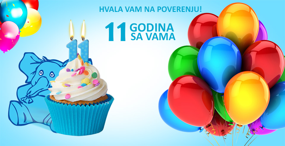 11. rođendan Jumbo Travela ! Hvala Vam na poverenju