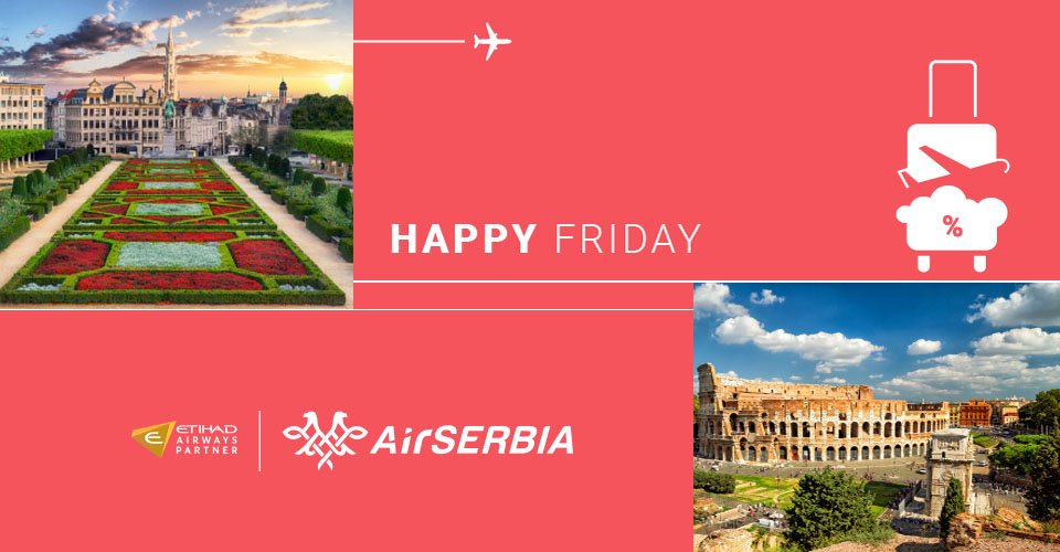 Happy Friday promocija: Brisel i Rim