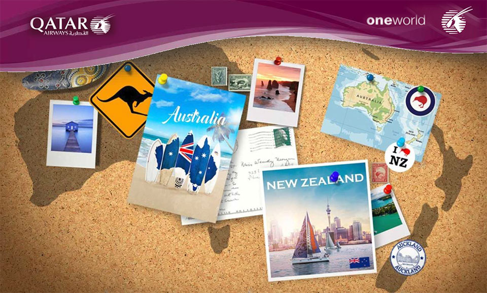 Qatar Airways Australia i Novi Zeland promo