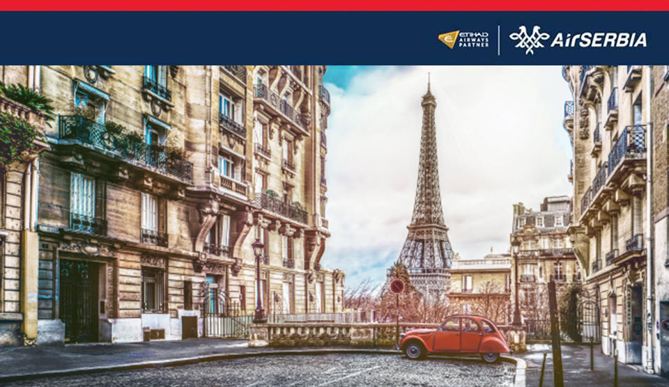 Air Serbia - Promocija za Pariz do 1. marta