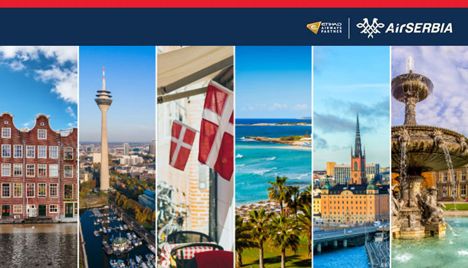 Air Serbia - Rezerviši unapred evropske destinacije