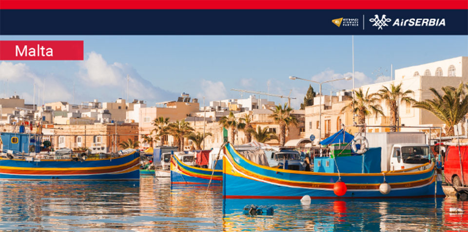 Air Serbia - Promocija za Maltu do 19. aprila