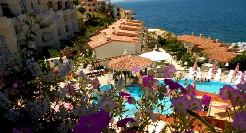 Bougainvillebay hotel-Sarande-Jumbo Travel-r pool overview