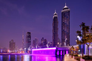 Jw Marriott Marquis Hotel-Dubai-Jumbo Travel-exterior overivew night