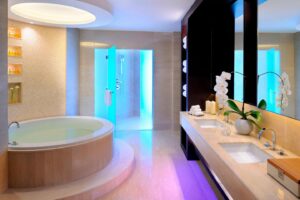 Jw Marriott Marquis Hotel-Dubai-Jumbo Travel-pentahouse suite bathroom