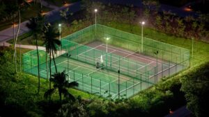 Sejšeli putovanja, Kempinski Seychelles Resort,teniski tereni