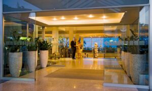 Mediterranean Beach Hotel 4-Limassol-Jumbo Travel-main entrance