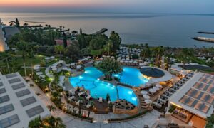 Mediterranean Beach Hotel 4-Limassol-Jumbo Travel-pool overview