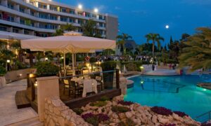 Mediterranean Beach Hotel 4-Limassol-Jumbo Travel-restaurant outside