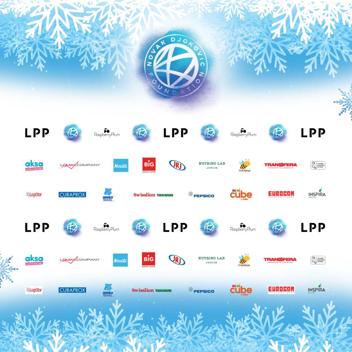 Projekat dodele novogodišnjih paketića - Fondacija Novak Đoković